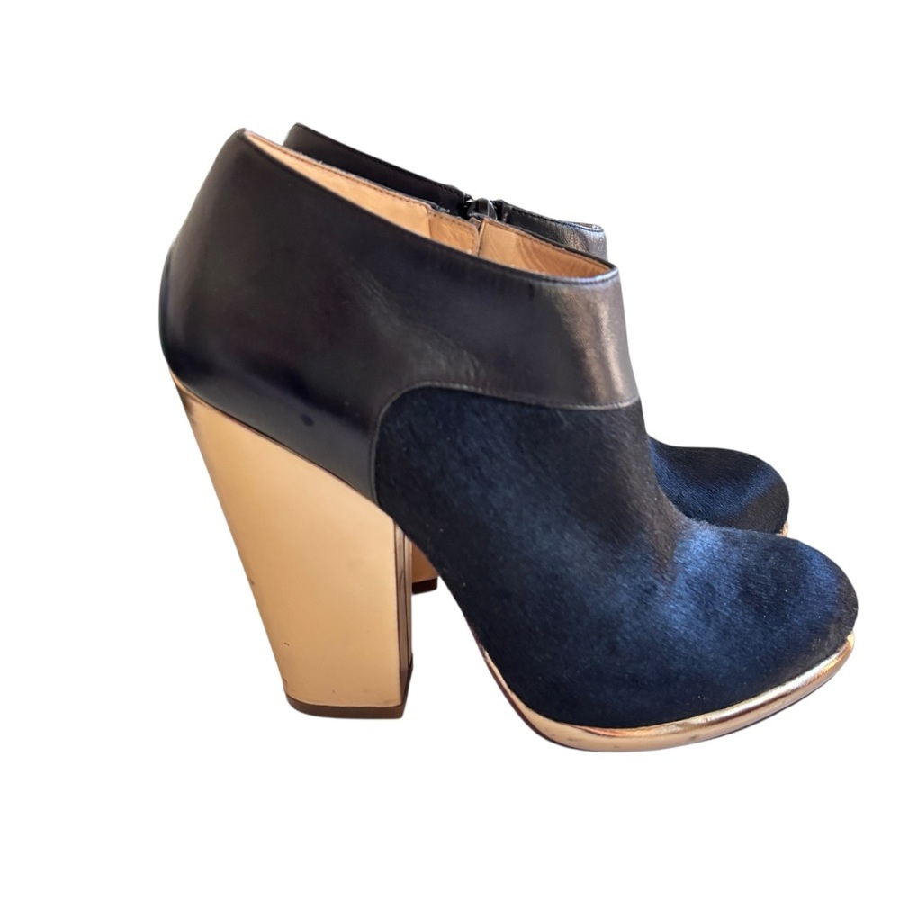 Cole Haan Sophie Calf Hair Bootie Shoes Sz 9
